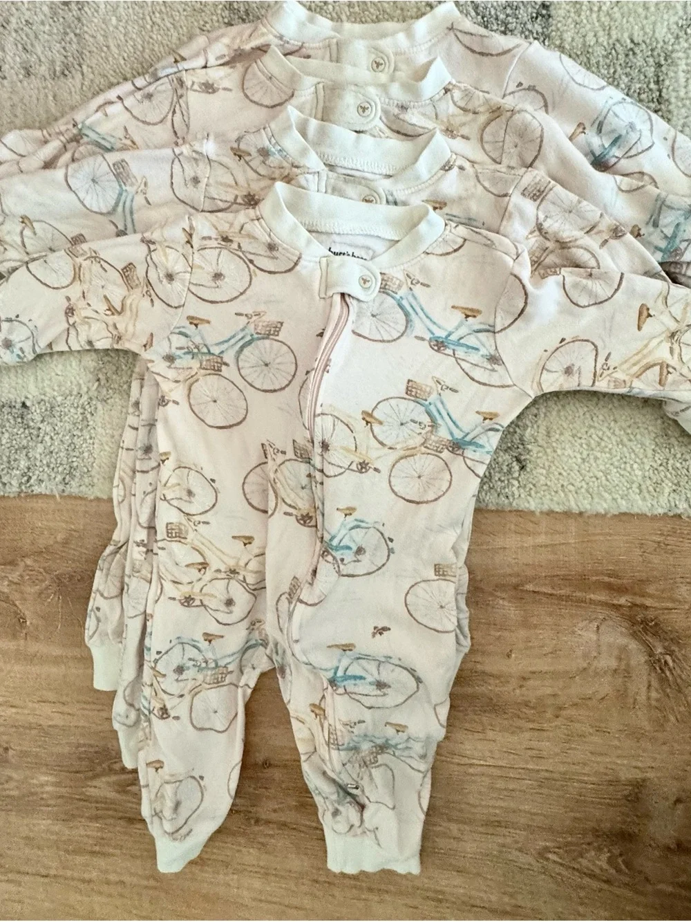 Burt's Bees Organic Footless and Footed Pajamas (set of 10)